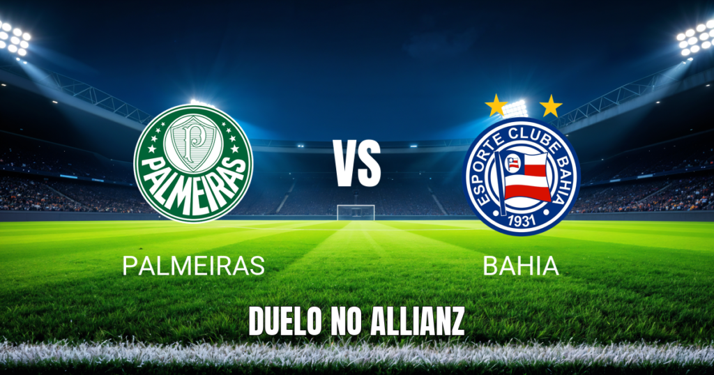 Onde assistir Palmeiras x Bahia: Palpite e análise 08/10/2026