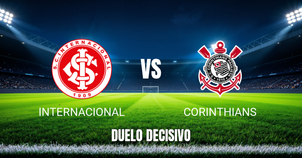 Onde assistir Internacional x Corinthians: Palpite e data 07/10/2026