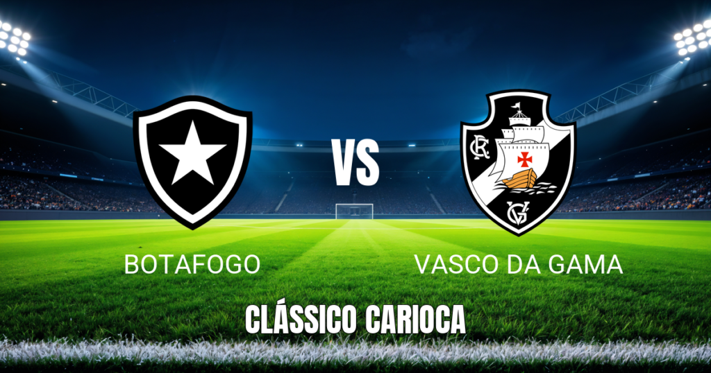 Onde assistir Botafogo x Vasco da Gama: Palpite e Data 07/10/2026