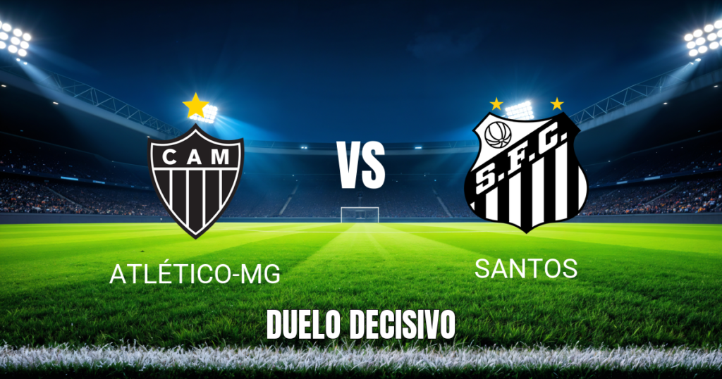 Onde assistir Atlético-MG x Santos: Palpite e análise 11/10/2026