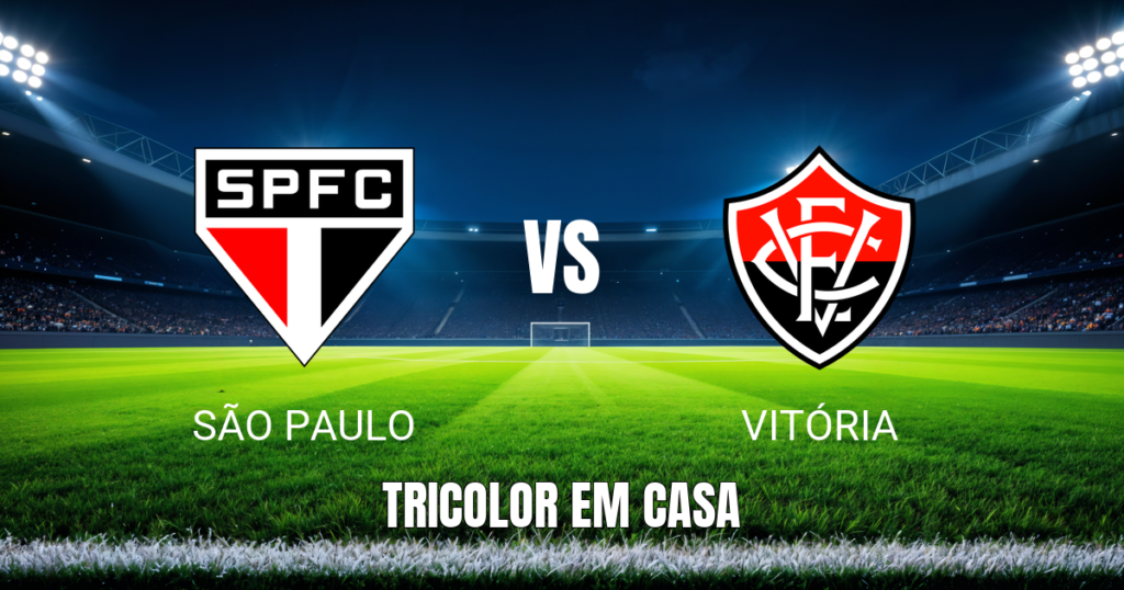 Onde assistir São Paulo x Vitória: Palpite Brasileirão 10/10/2026