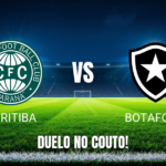 Onde assistir Coritiba x Botafogo: Palpite Brasileirão 12/10/2026