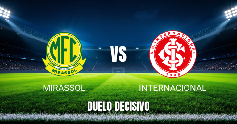 Onde assistir Mirassol x Internacional: Palpite e odds 16/10/2026