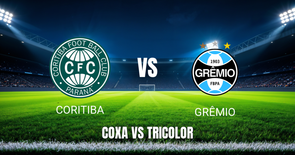 Onde assistir Coritiba x Grêmio: Palpite e horário 26/10/2026