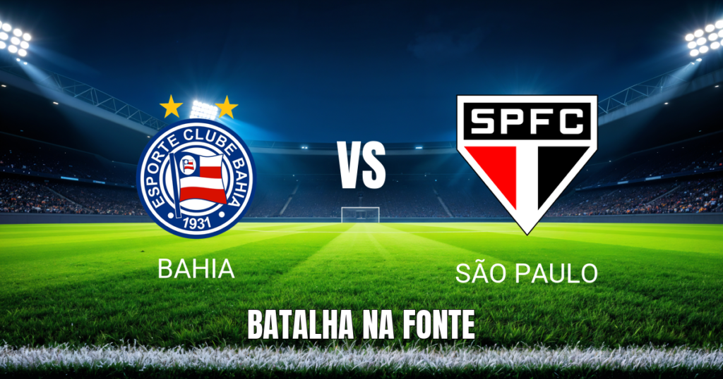 Onde assistir Bahia x São Paulo: Palpite e análise 28/10/2026