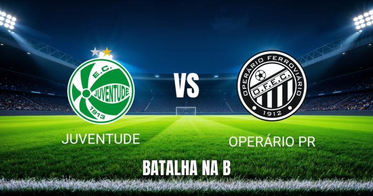 Onde assistir Juventude x Operário PR: Palpite e odds 02/10/2026