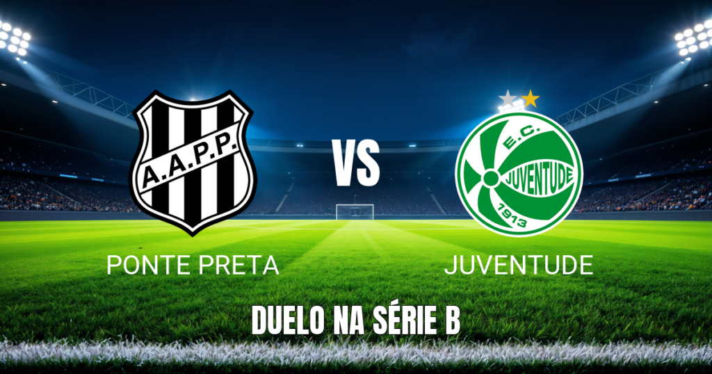 Onde assistir, escalações e palpite Ponte Preta x Juventude 06/10/2026