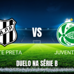 Onde assistir, escalações e palpite Ponte Preta x Juventude 06/10/2026
