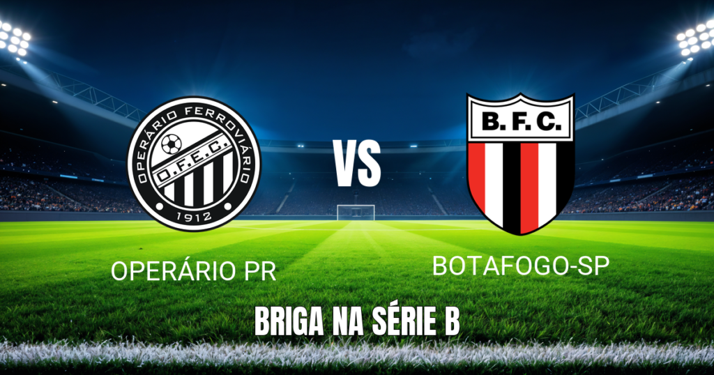 Onde assistir Operário PR x Botafogo-SP: Palpite 07/10/2026