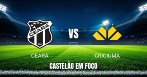 Onde assistir Ceará x Criciúma: Palpite, árbitro e data 08/10/2026