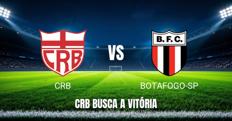 Onde assistir CRB x Botafogo-SP: Palpite e análise 18/10/2026