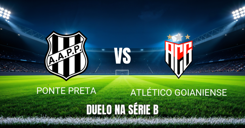 Onde assistir Ponte Preta x Atlético-GO: Palpite 16/10/2026