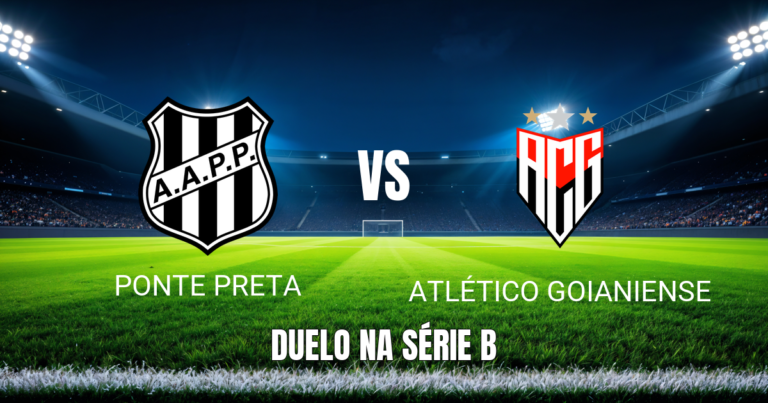 Onde assistir Ponte Preta x Atlético-GO: Palpite 16/10/2026