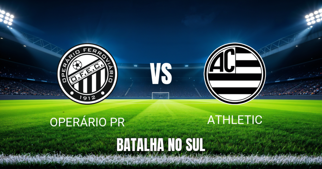 Onde assistir Operário PR x Athletic: Palpite e Análise 23/10/2026