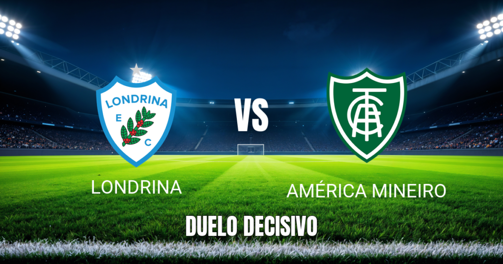 Onde assistir Londrina x América-MG, Palpite e Data 01/11/2026
