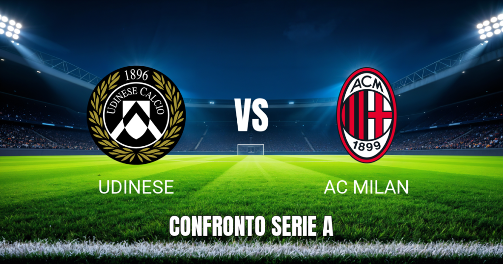 Onde assistir Udinese x AC Milan: Palpite e análise 25/10/2026