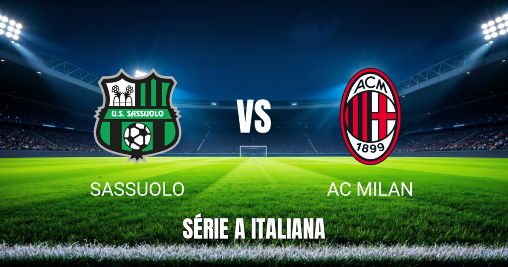 Onde assistir Sassuolo x AC Milan: Palpite e análise 11/10/2026