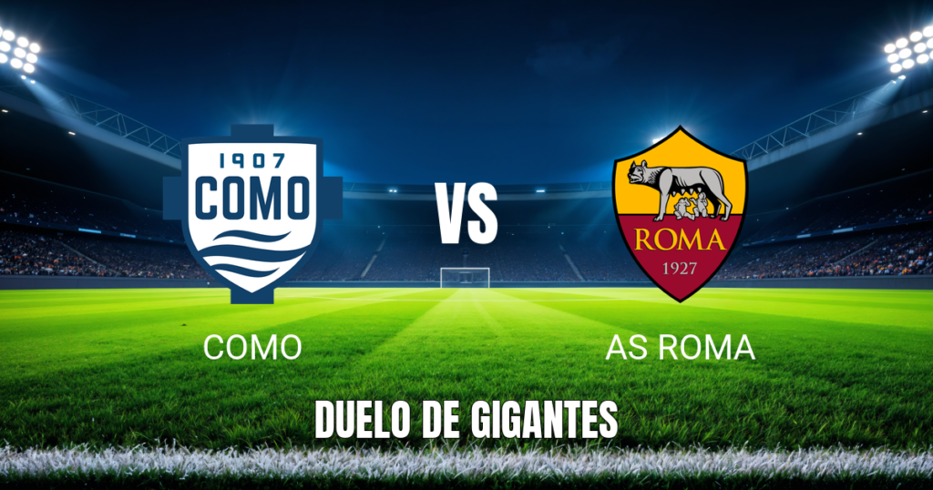 Onde assistir Como x AS Roma: Palpite e análise da Serie A 11/10/2026