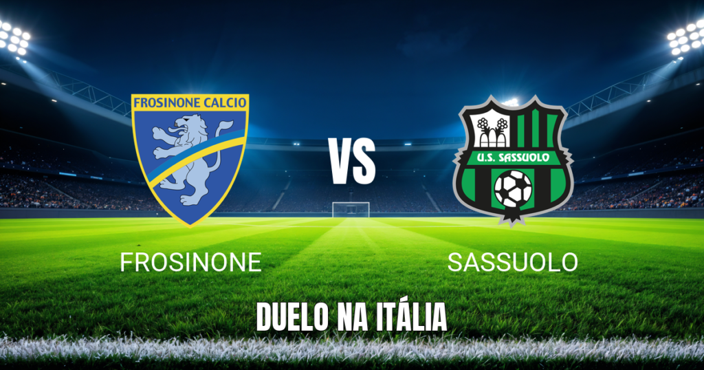 Onde assistir Frosinone x Sassuolo: Palpite Serie A 16/10/2026
