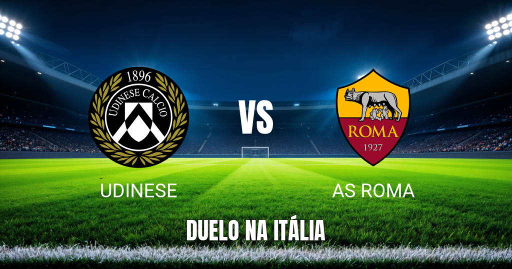 Onde assistir Udinese x AS Roma: Palpite Serie A 31/10/2026