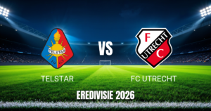 Onde assistir: Telstar x FC Utrecht, Palpite e Eredivisie 01/11/2026