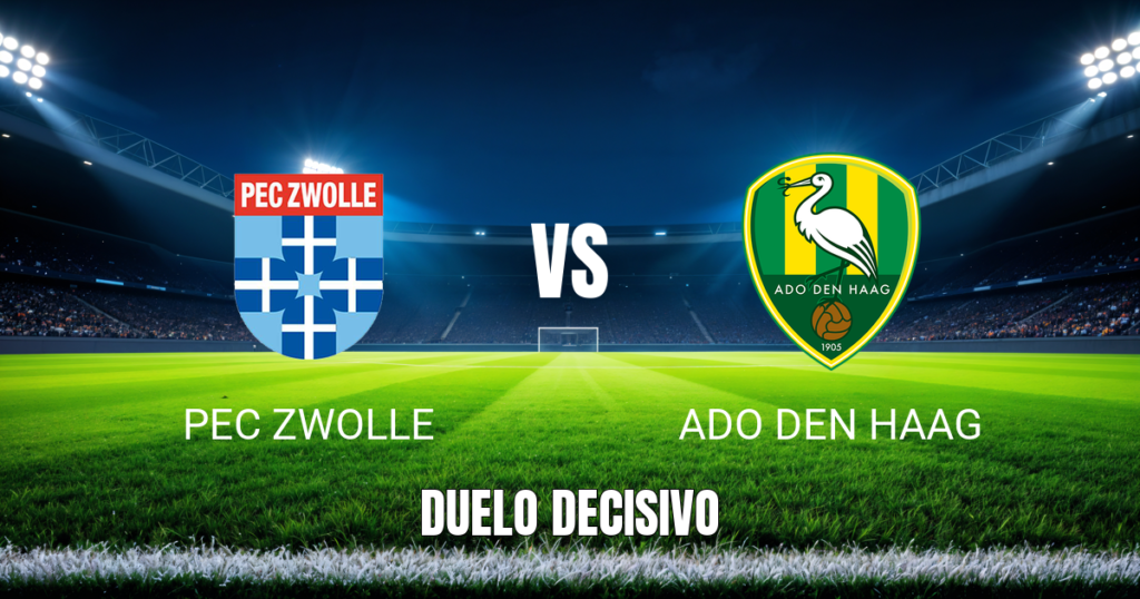 Onde assistir PEC Zwolle x ADO Den Haag: Palpite 01/11/2026