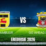 Onde assistir SC Cambuur x Go Ahead Eagles: Palpite 31/10/2026