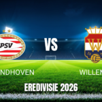 Onde assistir PSV x Willem II: Palpite e análise 31/10/2026