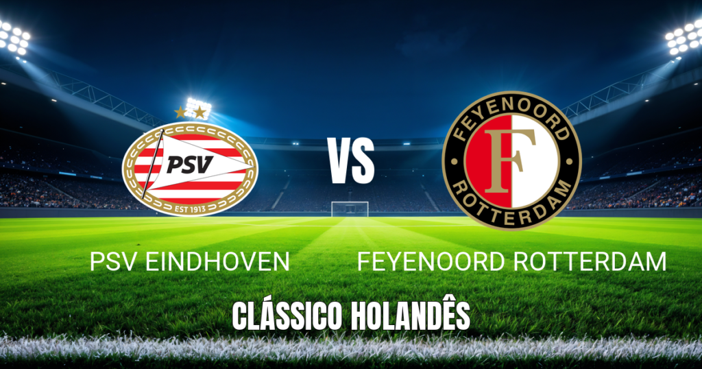 Onde assistir PSV x Feyenoord: Palpite e análise 25/10/2026
