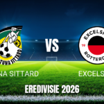 Onde assistir Fortuna Sittard x Excelsior: Palpite 25/10/2026