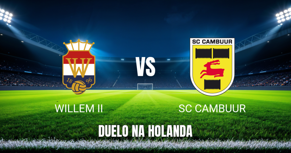 Onde assistir Willem II x SC Cambuur: Palpite Eredivisie 24/10/2026