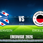 Onde assistir Heerenveen x Excelsior: Palpite e odds 16/10/2026