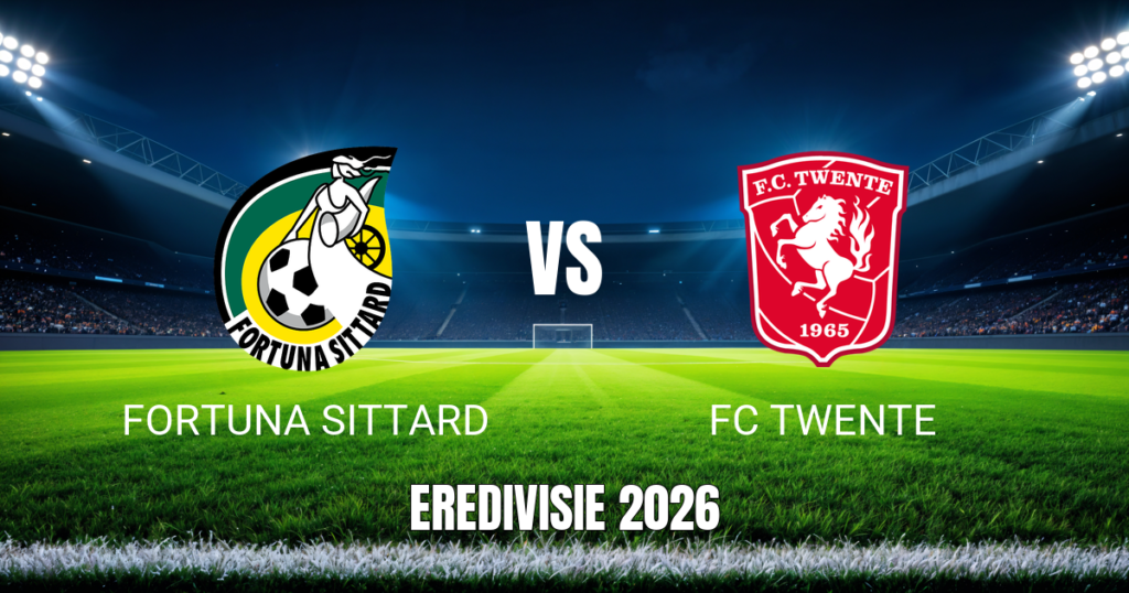 Onde assistir Fortuna Sittard x FC Twente: Palpite 10/10/2026