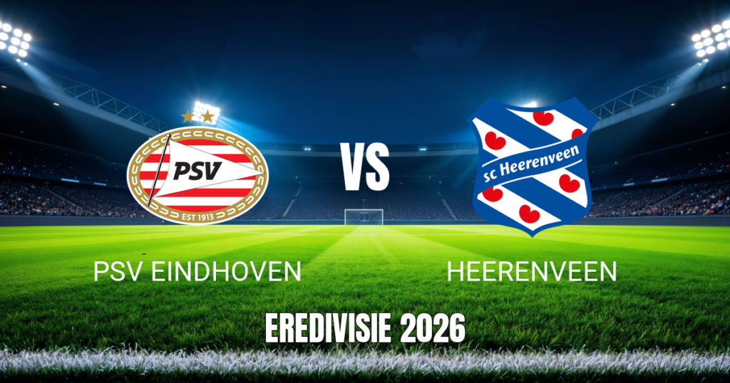 Onde assistir PSV x Heerenveen: Palpite e análise - 09/10/2026