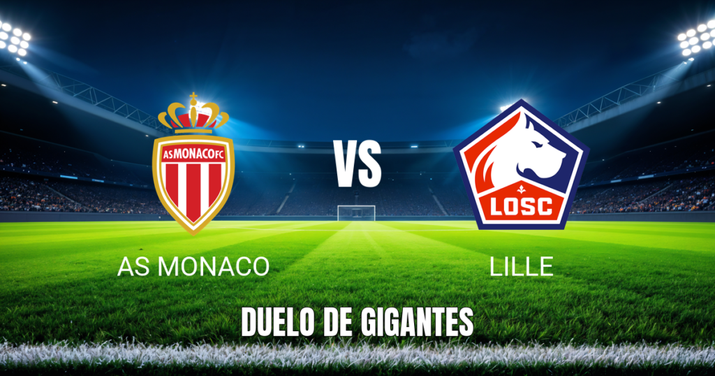Onde assistir AS Monaco x Lille: Palpite e análise 25/10/2026