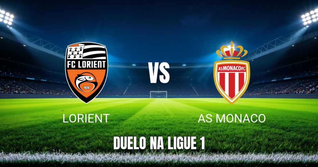 Onde assistir Lorient x AS Monaco: Palpite Ligue 1 18/10/2026