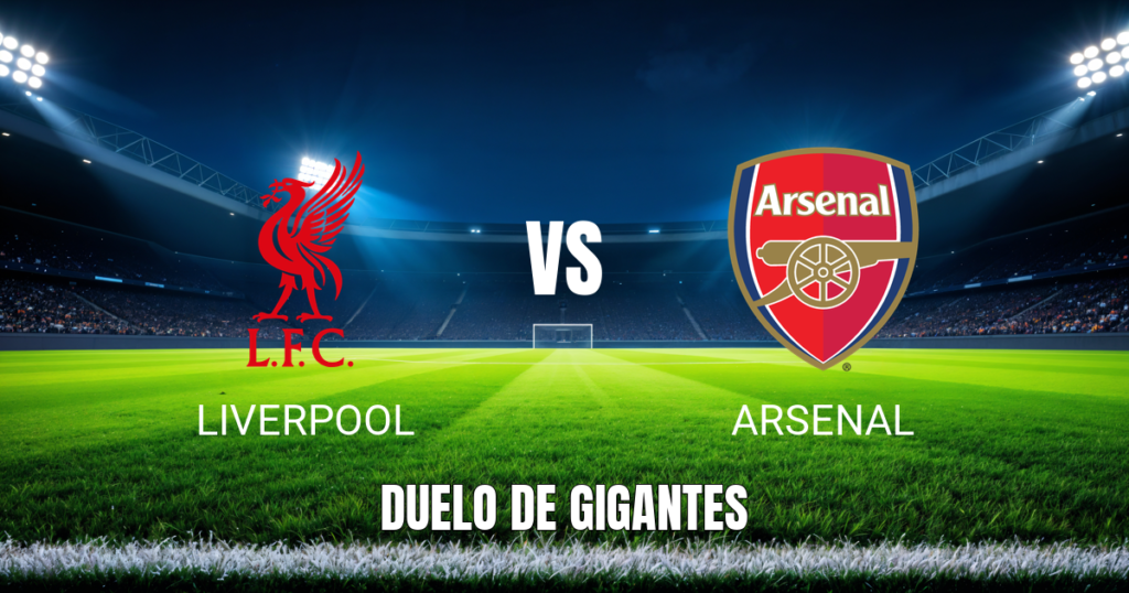 Onde assistir, análise e palpite para Liverpool x Arsenal 01/11/2026