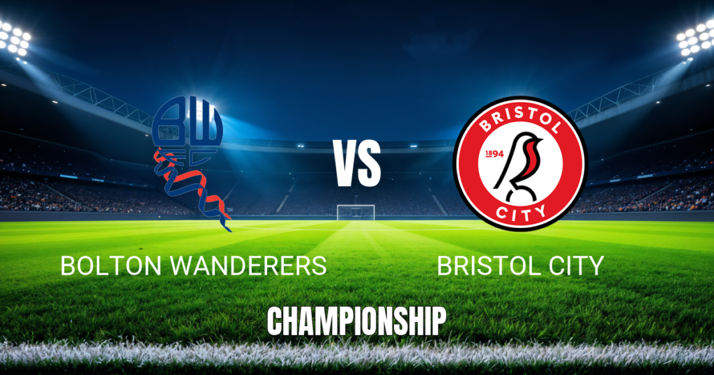Onde assistir Bolton x Bristol City: Palpite, 31/10/2026