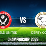 Onde assistir Sheffield United x Derby County: Palpite 24/10/2026