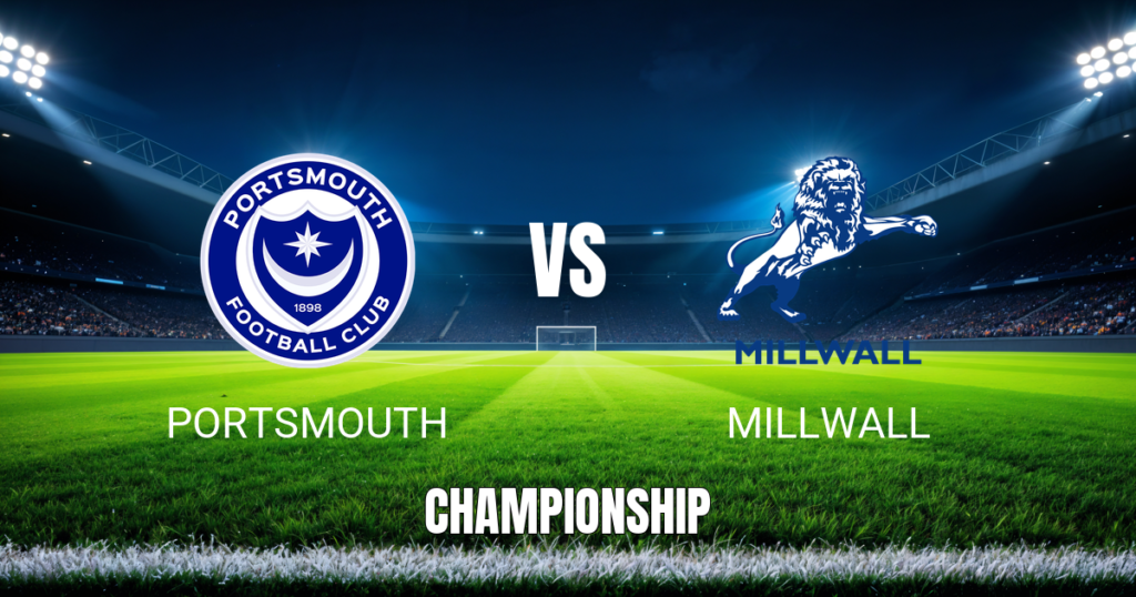Onde assistir Portsmouth x Millwall: Palpite e análise 24/10/2026