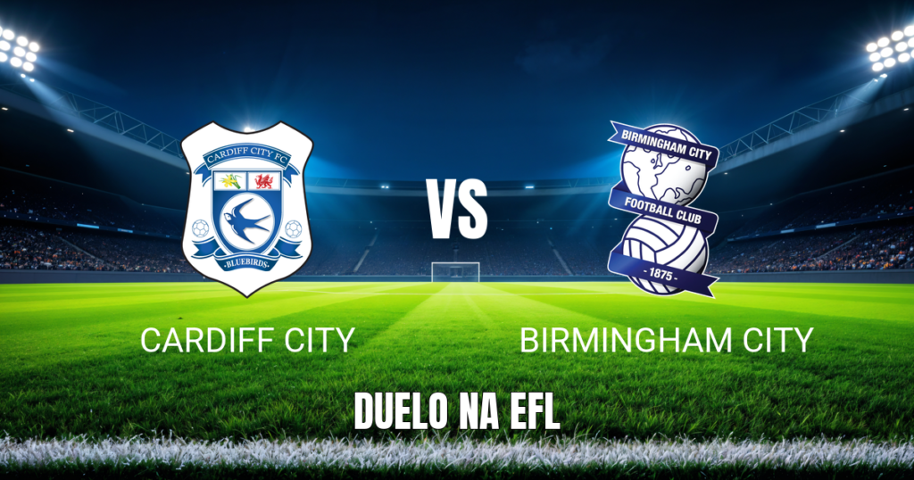 Onde assistir Cardiff City x Birmingham City: Palpite 24/10/2026