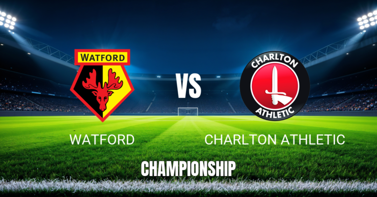 Onde assistir Watford x Charlton Athletic: Palpite e odds 17/10/2026