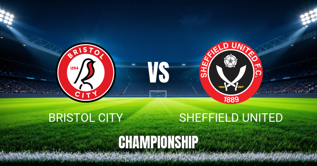 Onde assistir Bristol City x Sheffield United: Palpite 17/10/2026
