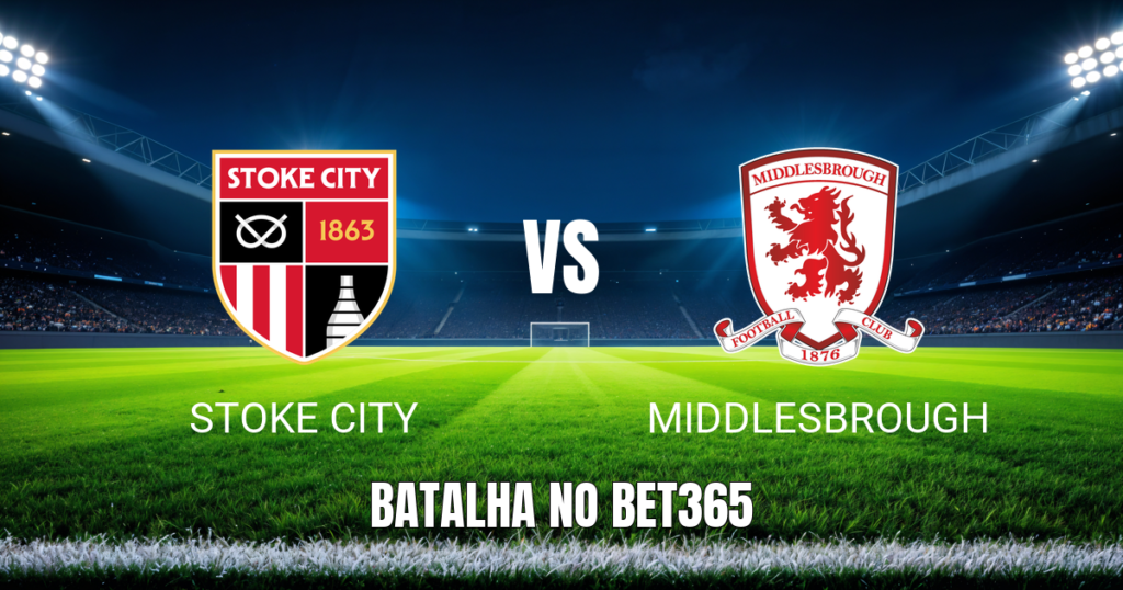 Onde assistir Stoke City x Middlesbrough: Palpite e data 13/10/2026