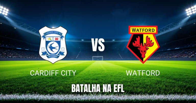 Onde assistir Cardiff City x Watford: Palpite e odds 13/10/2026