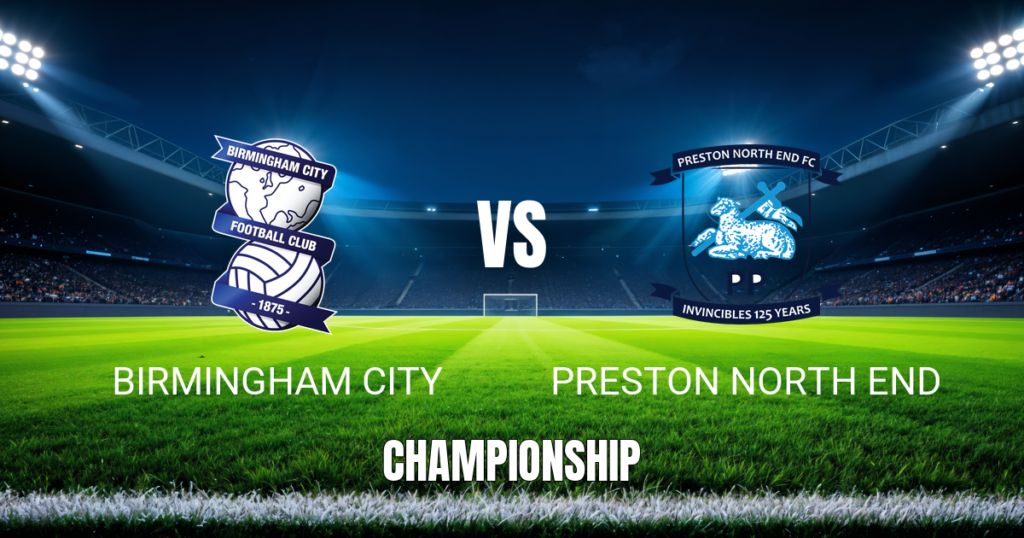 Onde assistir Birmingham City x Preston: Palpite 13/10/2026
