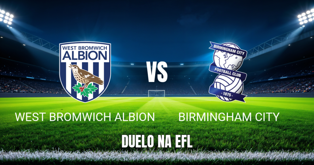 Onde assistir West Bromwich x Birmingham City: Palpite 10/10/2026