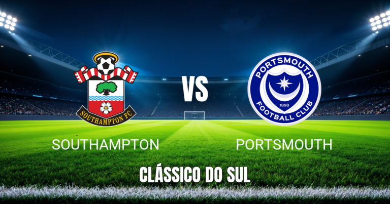 Onde assistir Southampton x Portsmouth: Palpite e análise 11/10/2026