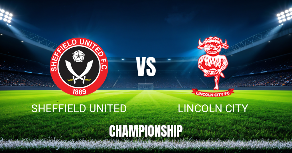 Onde assistir Sheffield United x Lincoln City: Palpite 10/10/2026