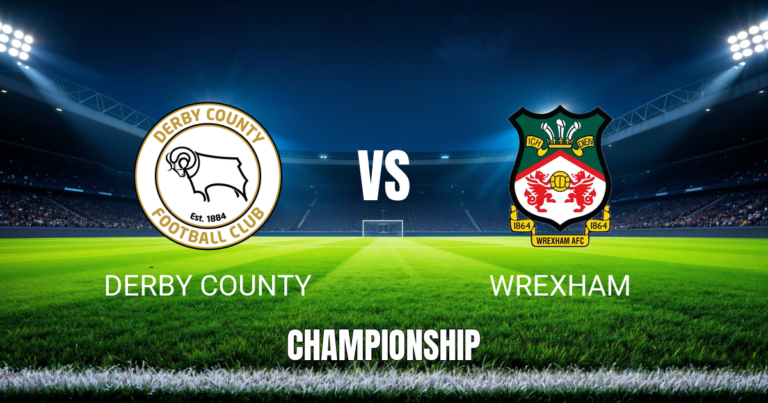 Onde assistir Derby County x Wrexham: Palpite e análise 10/10/2026